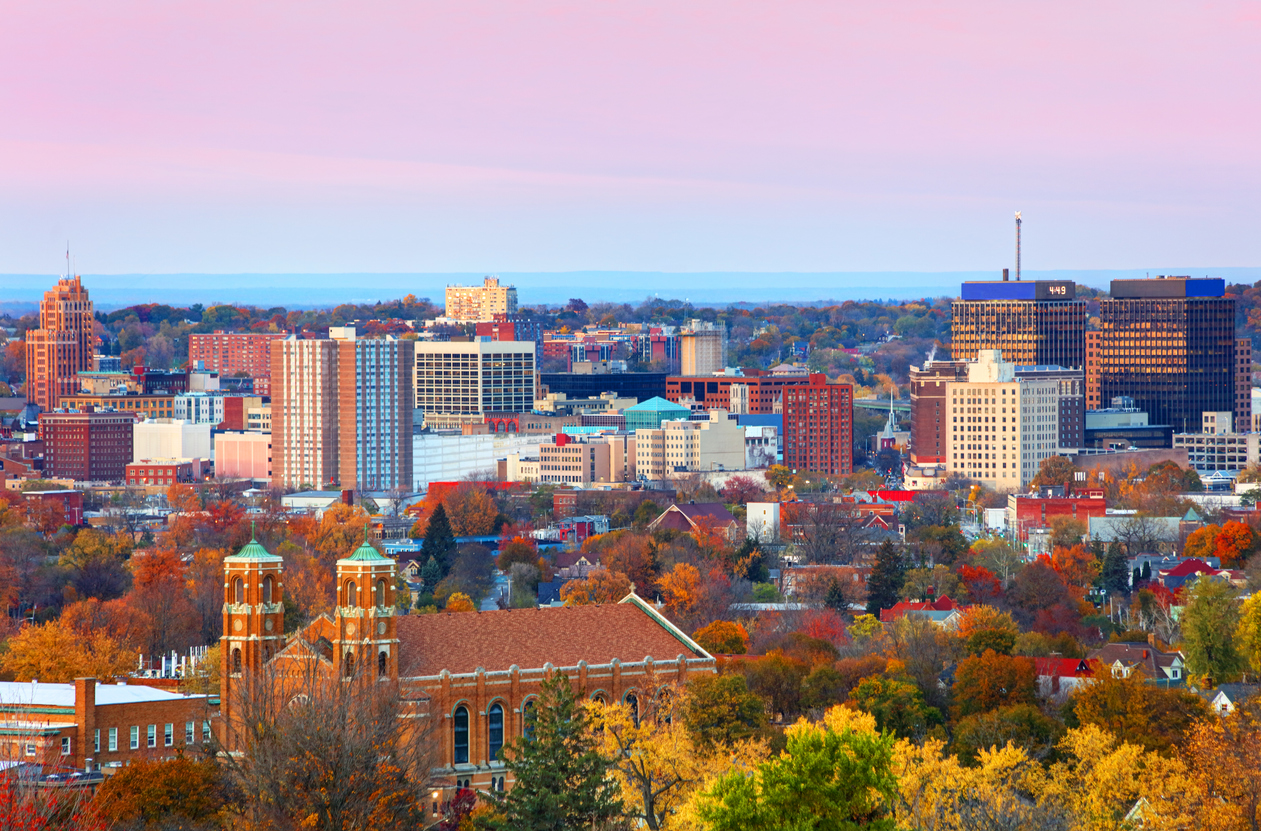 Panoramic Image of Syracuse, NY